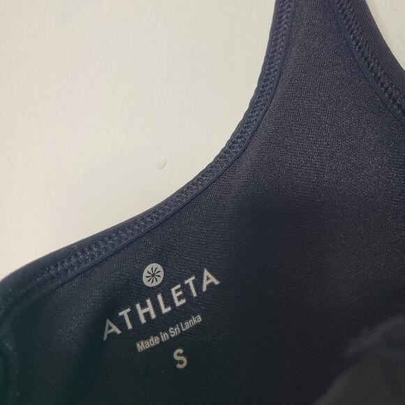 Athleta Sunflare Blousy Tankini Top Confetti Print Layered Bra Small - Picture 5 of 11